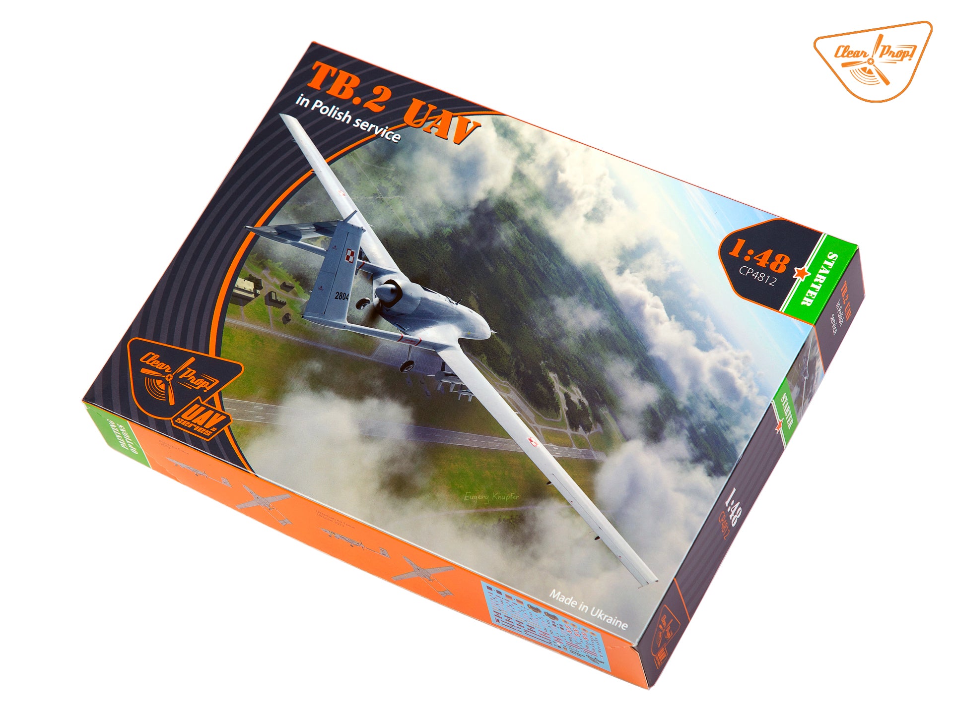 Clear Prop 1/48 TB.2 UAV in Polish service [Starter Kit] | 6400608763538