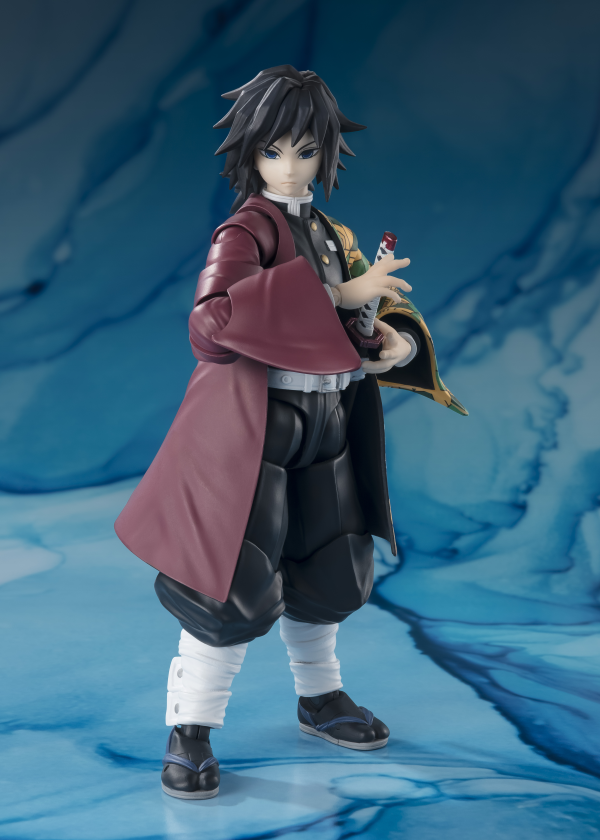 BANDAI Tamashii GIYU TOMIOKA "Demon Slayer: Kimetsu no Yaiba", TAMASHII NATIONS S.H.Figuarts(4573102664778)(4573102664778)