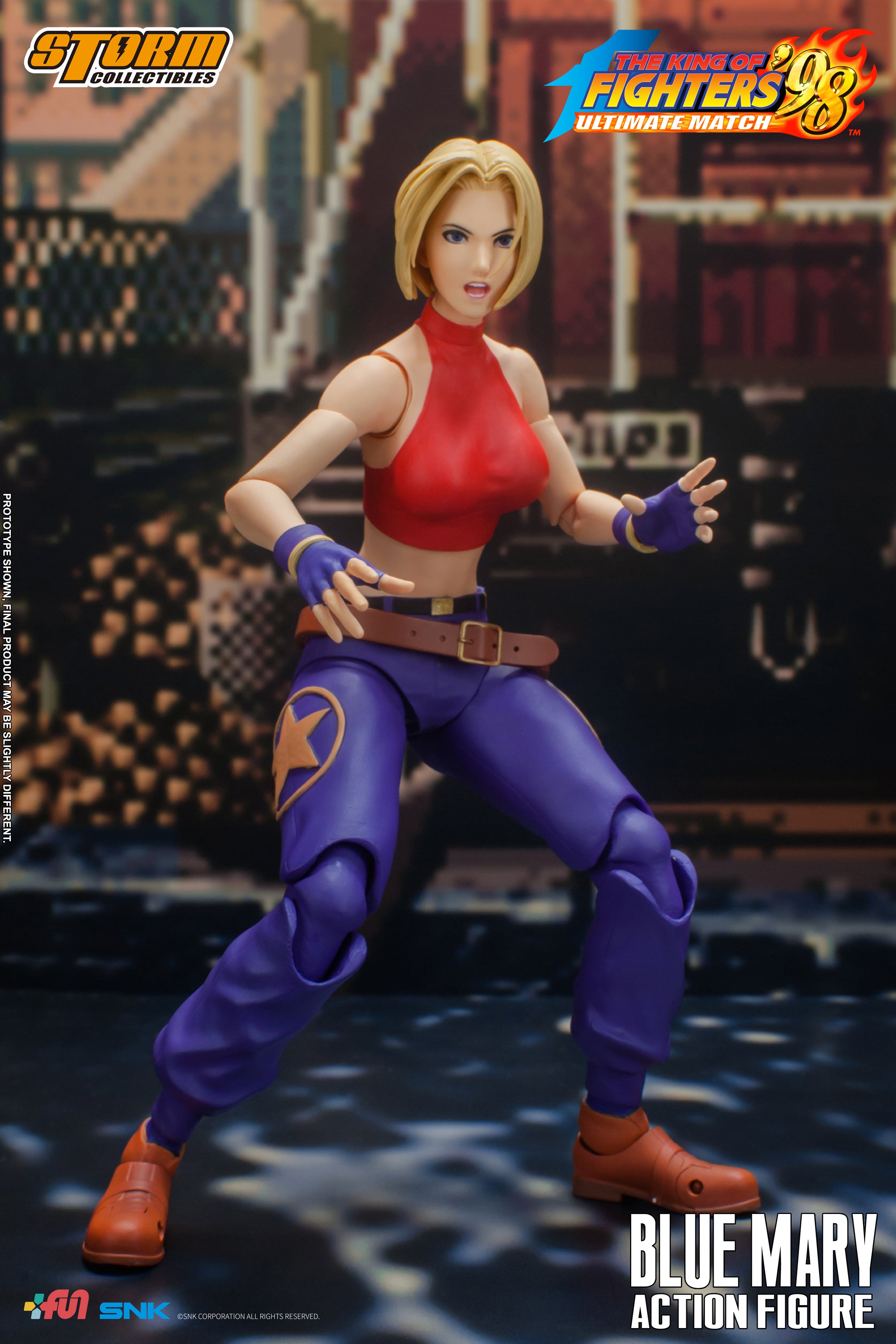 Storm Collectibles 1/12 Action Figure Blue Mary "King of Fighters '98" | 4897072872187
