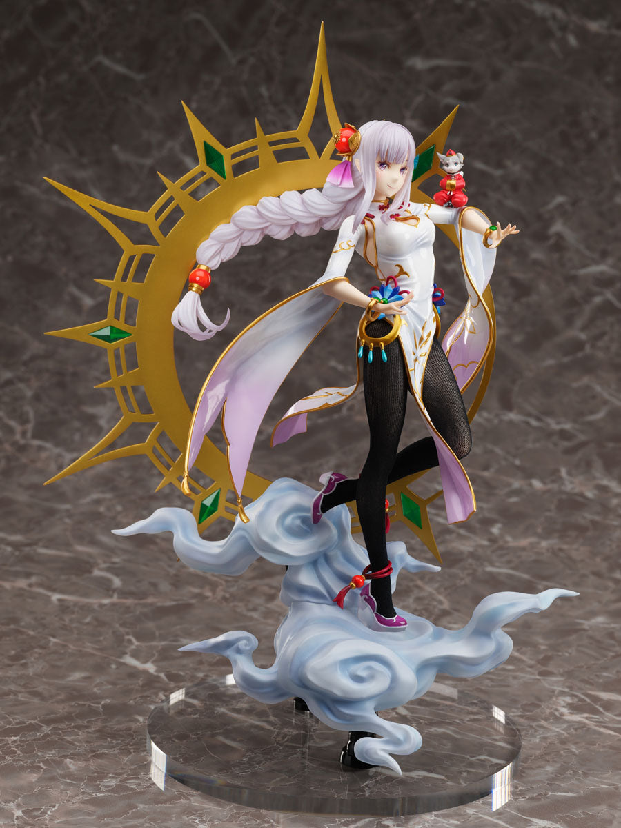 FURYU Corporation Re:ZERO -Starting Life in Another World- Emilia China Dress ver. 1/7 Scale Figure | 4589584957482