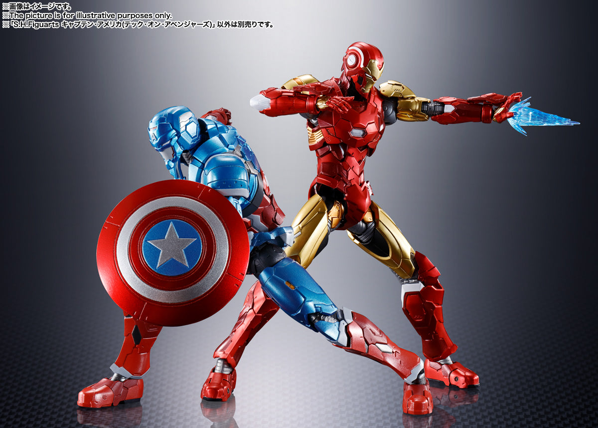 BANDAI Spirits Captain America (Tech-On Avengers) Tech-On Avengers, Bandai Spirits S.H.Figuarts - P-REX Hobby