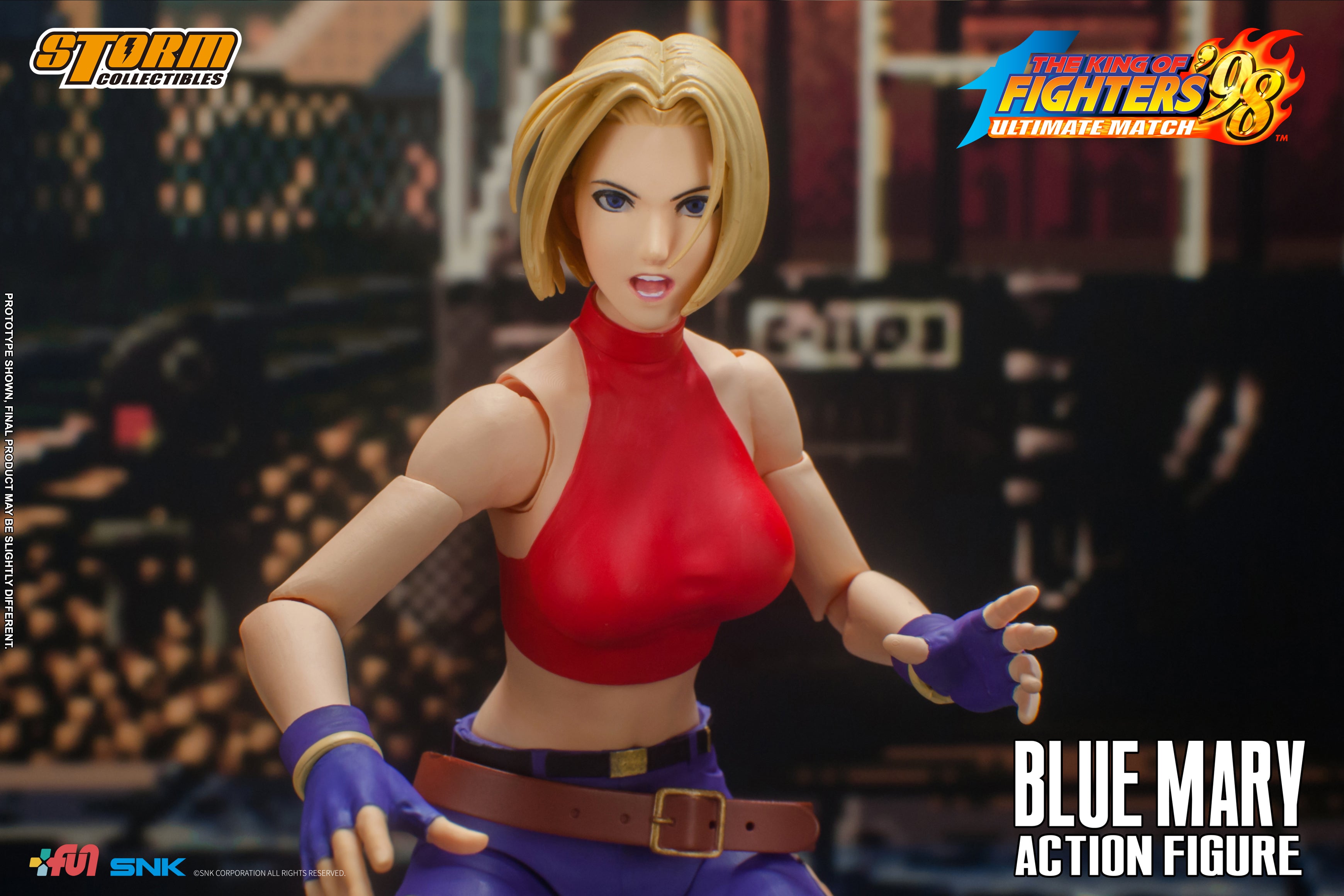 Storm Collectibles 1/12 Action Figure Blue Mary "King of Fighters '98" | 4897072872187