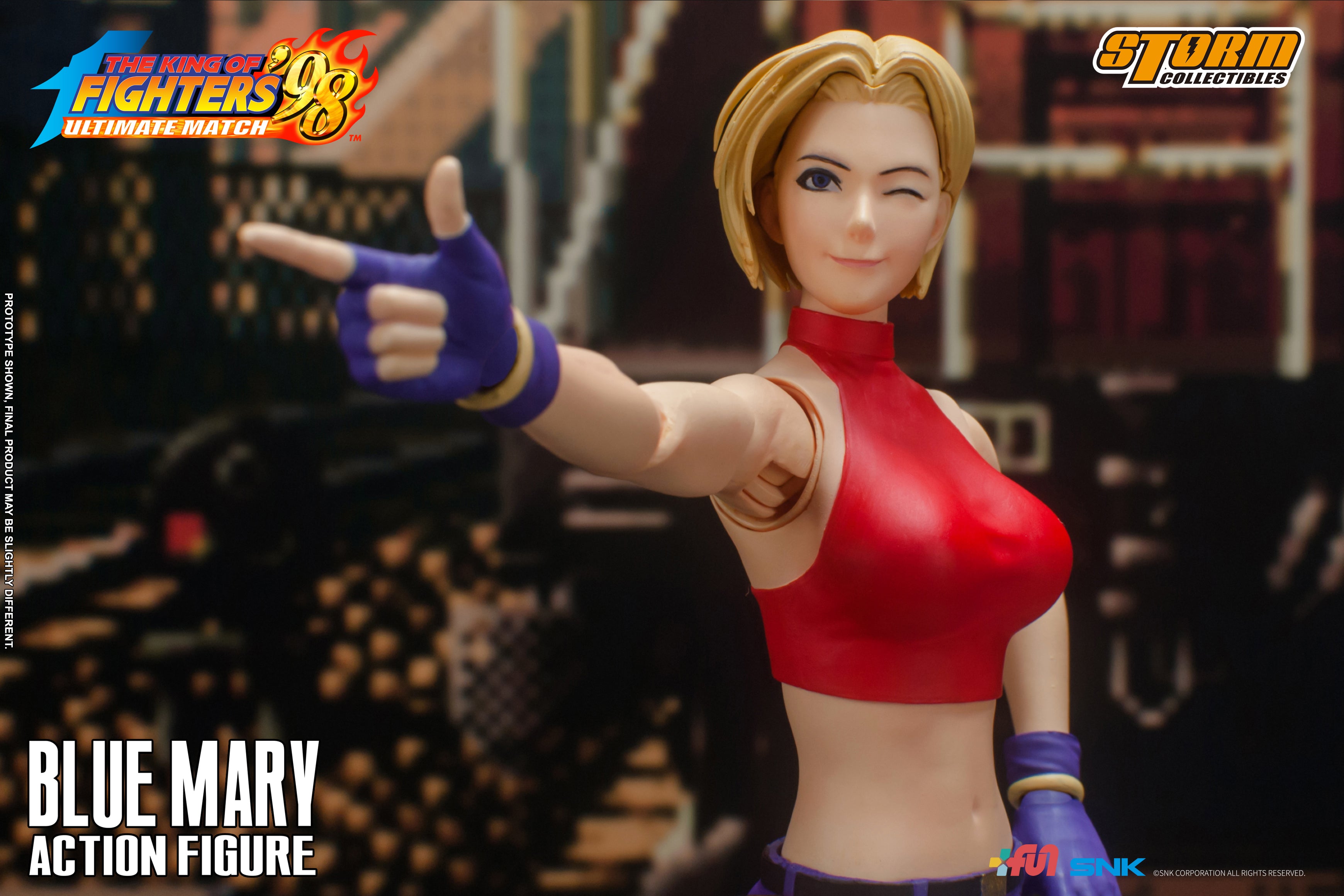 Storm Collectibles 1/12 Action Figure Blue Mary "King of Fighters '98" | 4897072872187