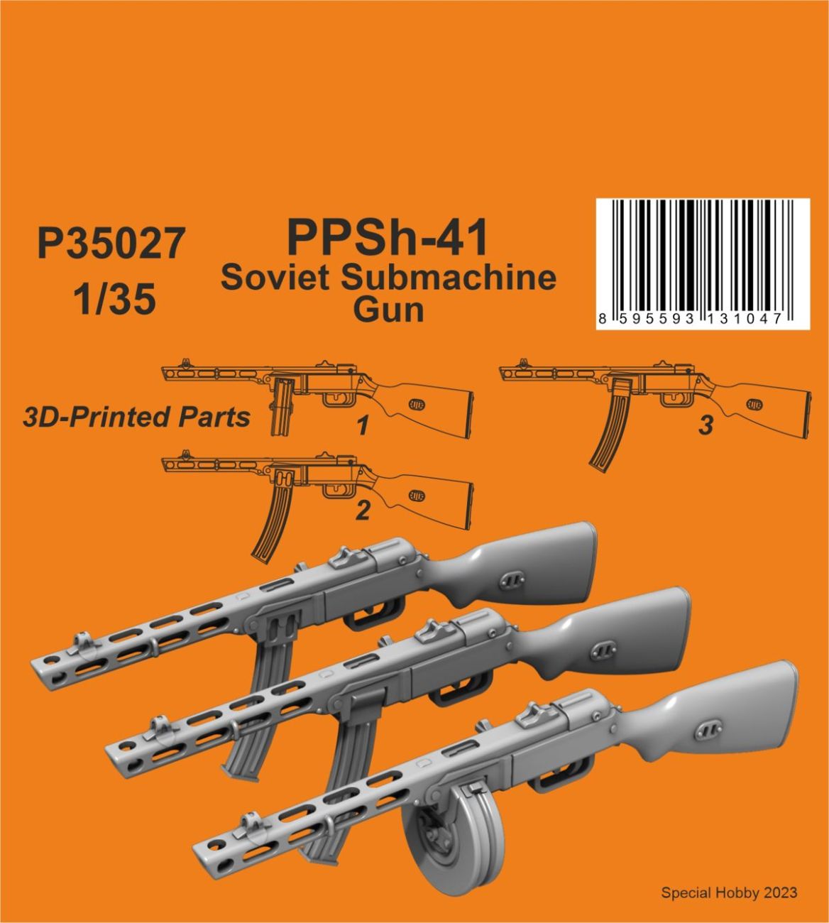 Special Hobby 1/35 PPSh-41 Soviet Submachine Gun