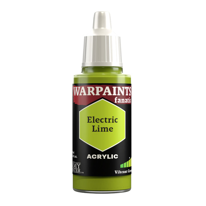 Army Painter Warpaints Fanatic Acrylic, Electric Lime | 5713799305809