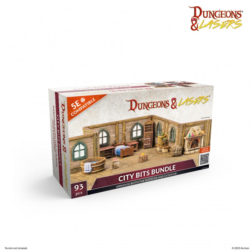 Archon Studio Dungeons and Lasers: City Bits Bundle (D&L: Expansion Sets) | 5901414673468