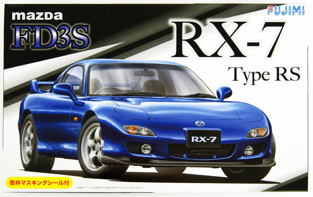 Fujimi 1/24 Mazda FD3S RX-7 Type RS with Window Frame Masking Seal