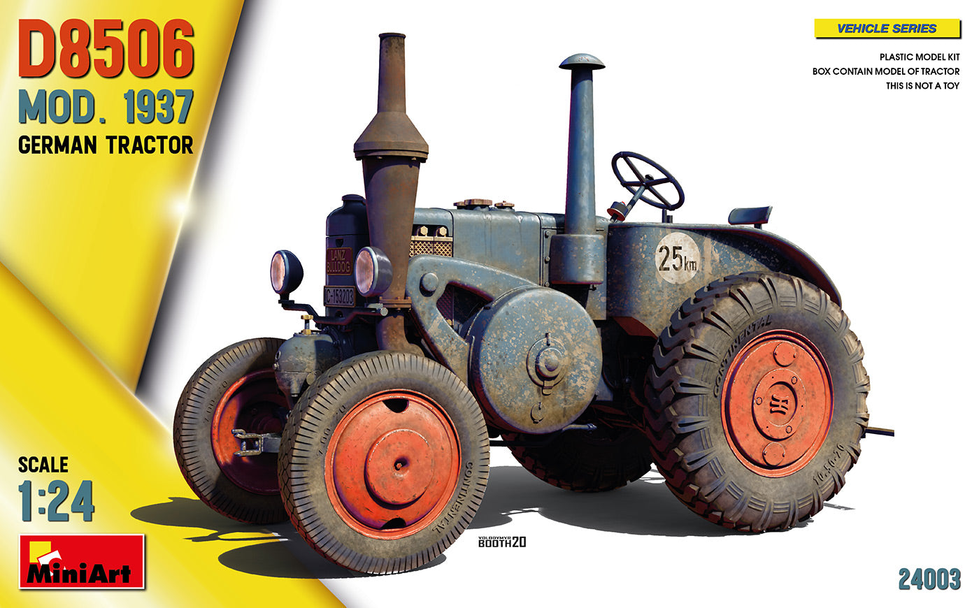 MiniArt 1/24 German Tractor D8506 Mod. 1937 | 5905090346500