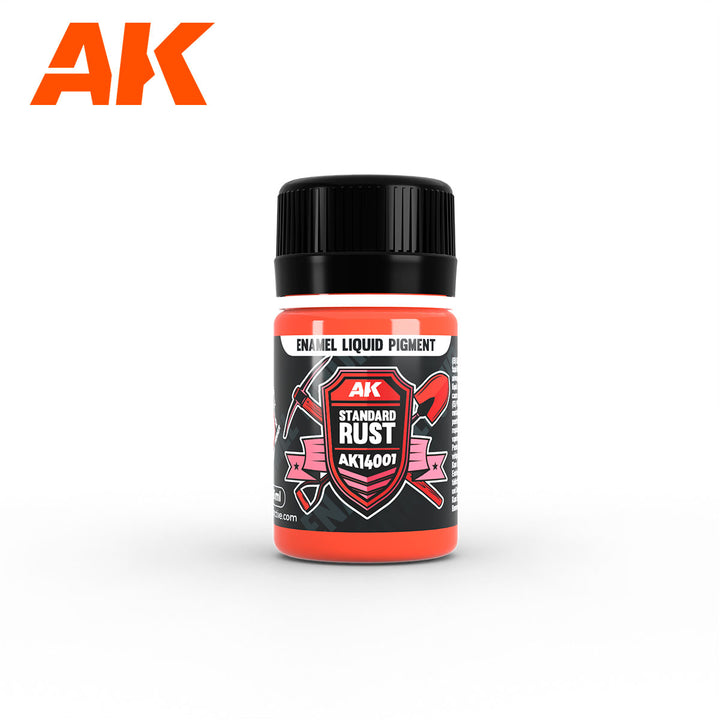 AK Interactive Enamel Liquid Pigment Standard Rust 35ml | 8435568334526