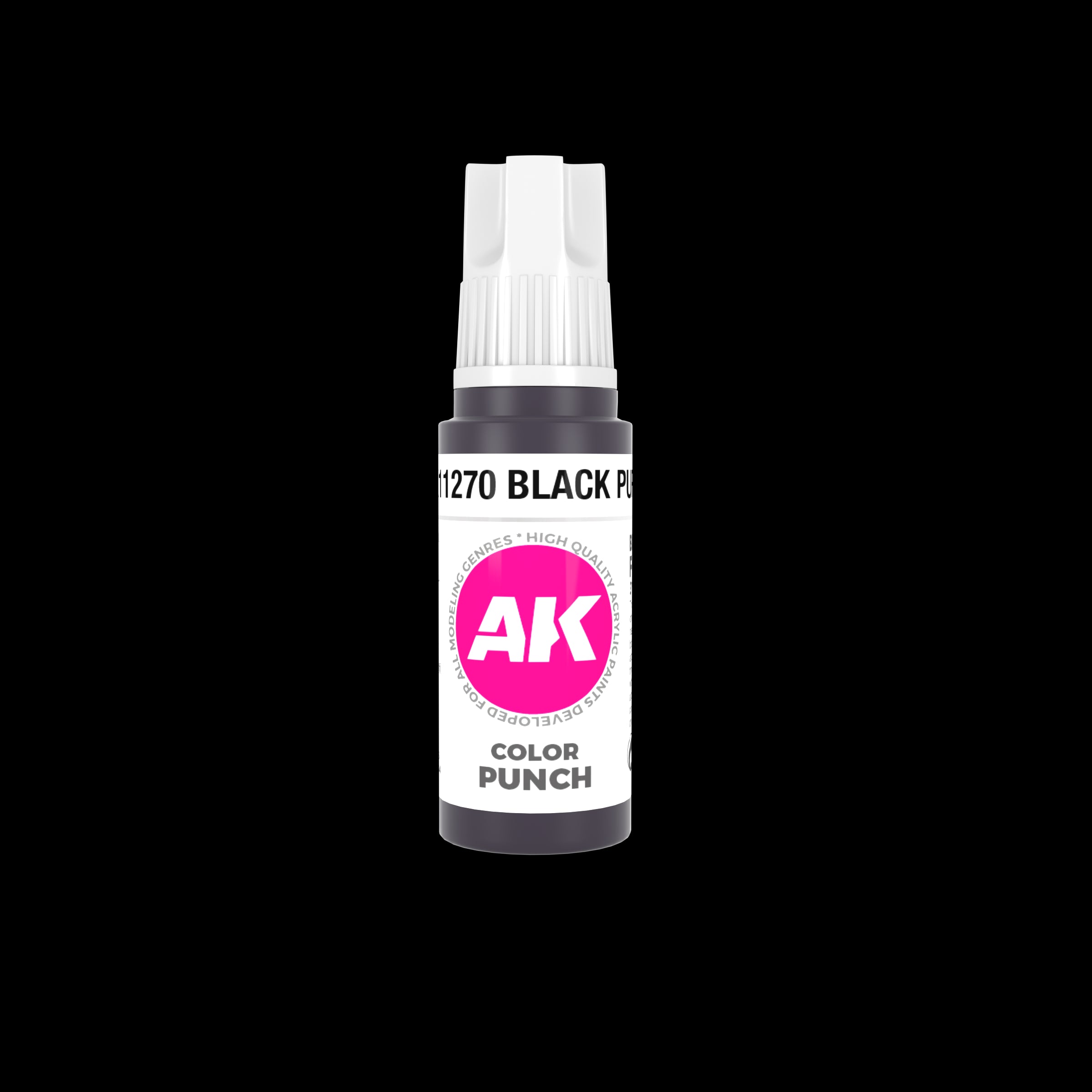 AK Interactive Black Purple COLOR PUNCH 17 ml