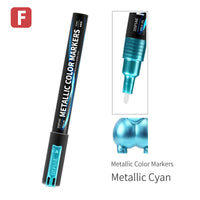 DSPIAE Super Metallic Color Markers - Metallic Cyan | 6970845565238