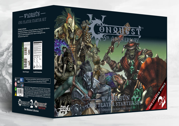 Conquest, W’adrhun - Conquest 5th Anniversary Supercharged Starter Set (PBW6076) | 5213009016568