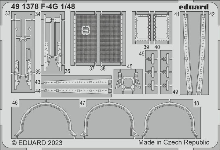 Eduard 1/48 F-4G [Photo etched set], for MENG | 8591437581153