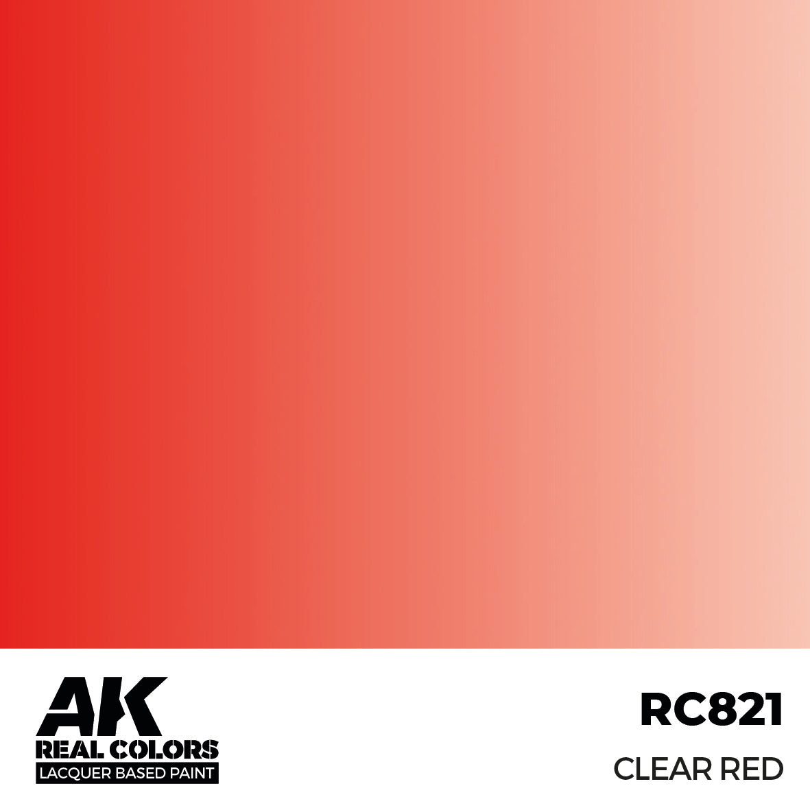 AK Interactive Real Colors Clear Red 17 ml. | 8435568335745