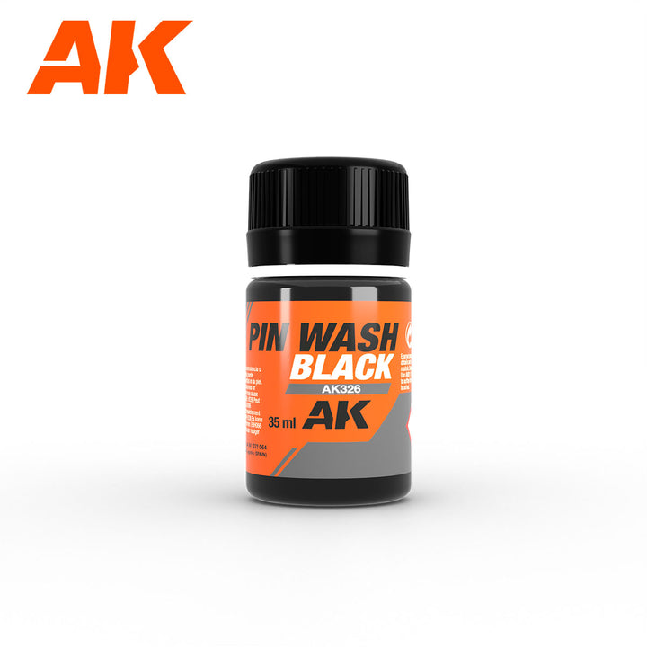 AK Interactive Pin Wash Black 35ml | 8435568337541