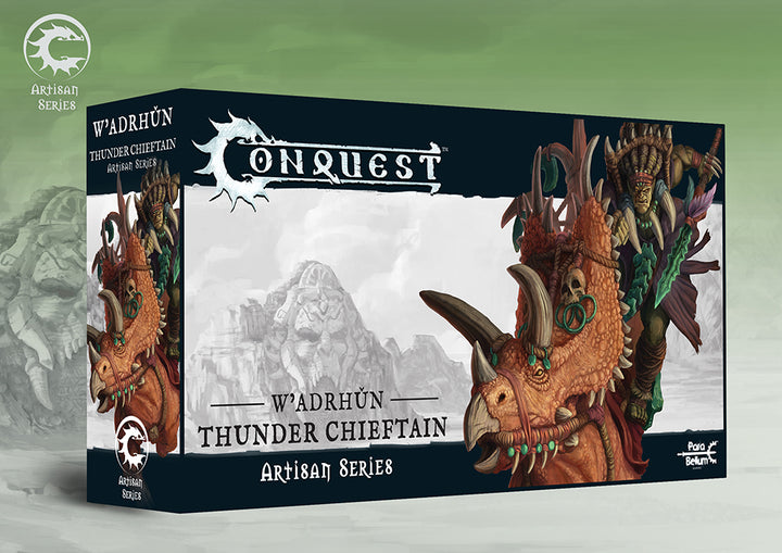 Conquest, W’adrhun - Mounted Chieftain Artisan Series (PBW9015) | 5213009015783