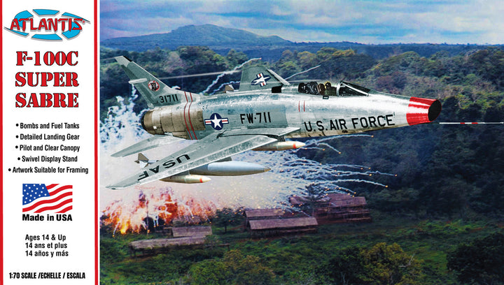 Atlantis 1/70 F-100C Super Sabre | 850041894065