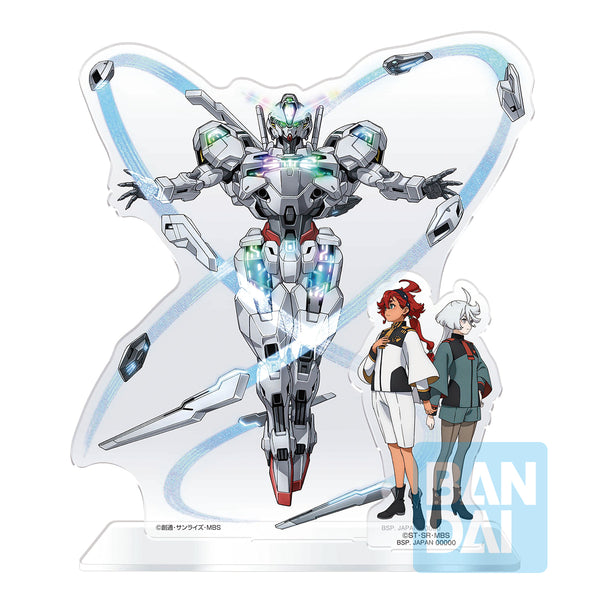 Bandai Ichibansho Acrylic Stand Suletta Mercury & Miorine Rembran "Mobile Suit Gundam The Witch From Mercury"