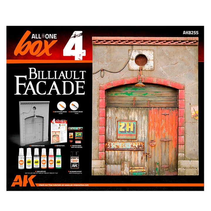 AK Interactive All In One Set -Box 4-Billiault Facade | 8435568334137
