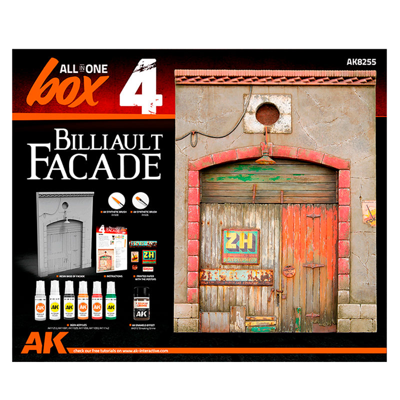 AK Interactive All In One Set -Box 4-Billiault Facade | 8435568334137