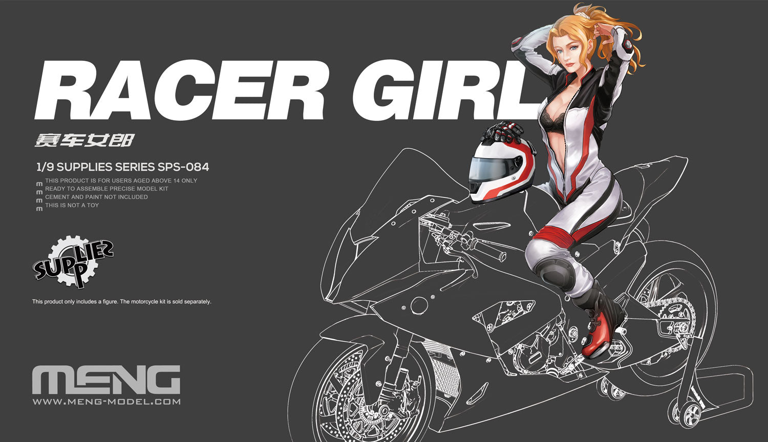 Meng 1/9 Racer Girl