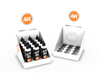 AK Interactive ULTRA MATT VARNISH 100 ml DISPLAY (AK11252 x 12 units) | 8435568335035