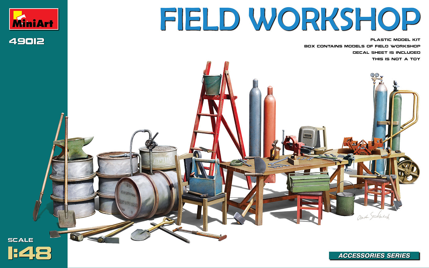 MiniArt 1/48 Field Workship | 5905090346814