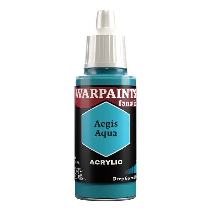 Army Painter Warpaints Fanatic Acrylic, Aegis Aqua | 5713799303607