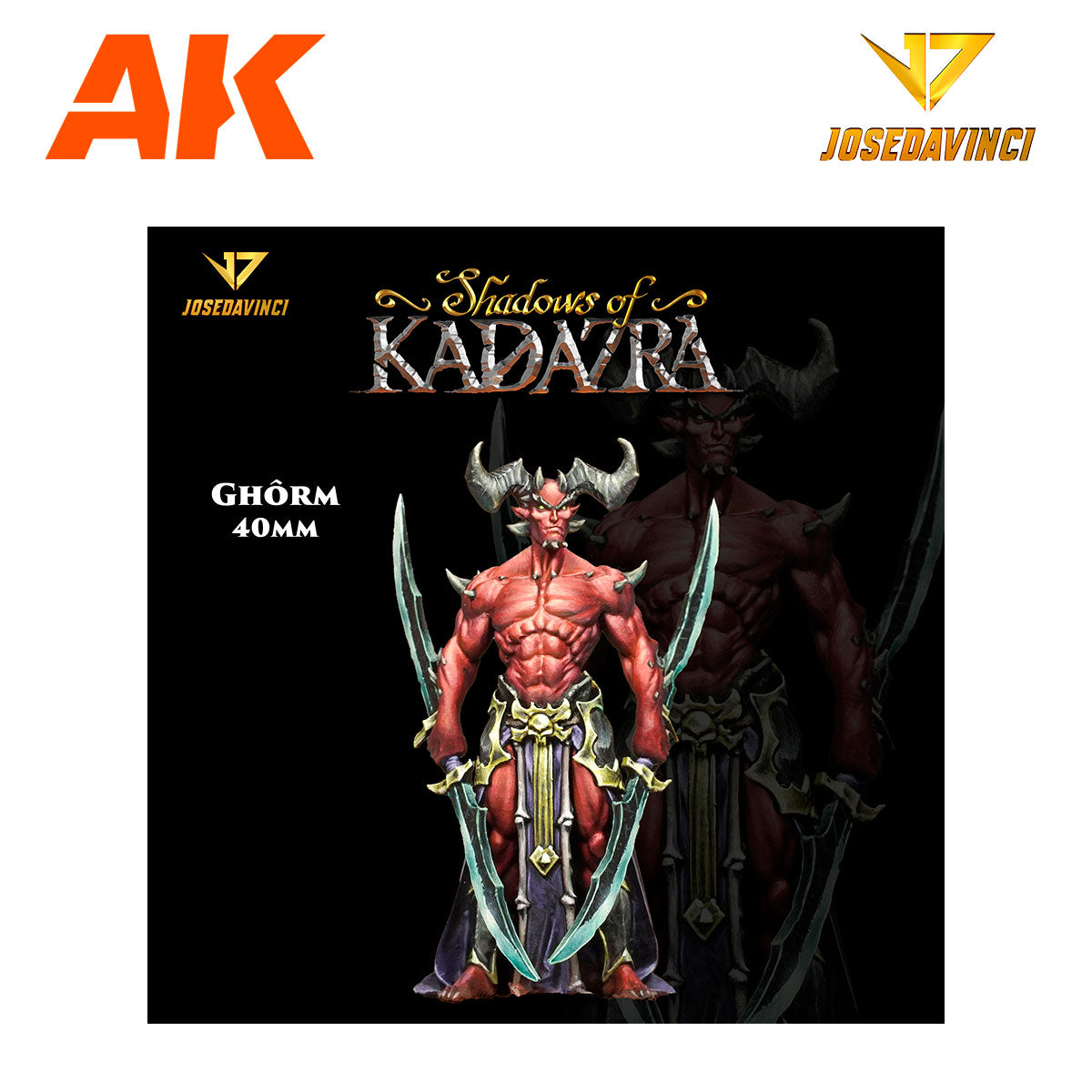 JoseDavinci Shadows of Kadazra Ghôrm 40mm | 8435568333925