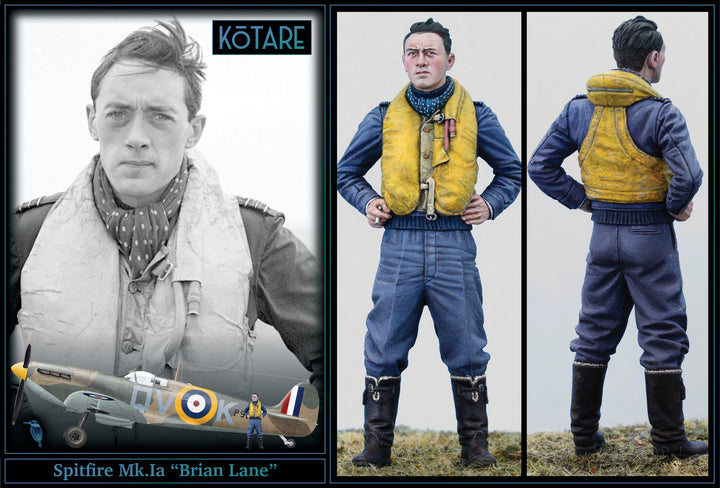 Kotare 1/32 Spitfire Mk.Ia, “Brian Lane”, Aircraft Model Kit | 09413000097368