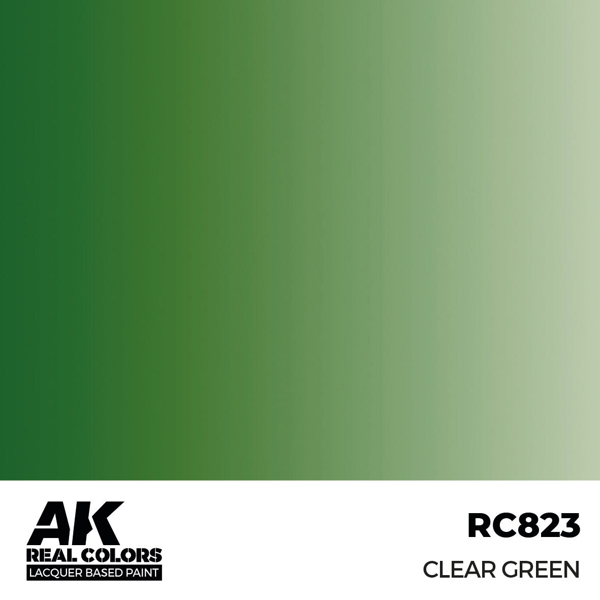 AK Interactive Real Colors Clear Green 17 ml. | 8435568335769