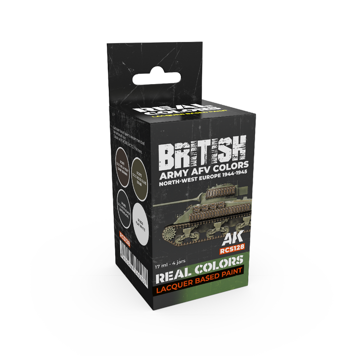AK Interactive Real Colors British Army AFV Colors Set (Set of 4) | 8435568340237