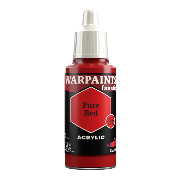 Army Painter Warpaints Fanatic Acrylic, Pure Red | 5713799311800