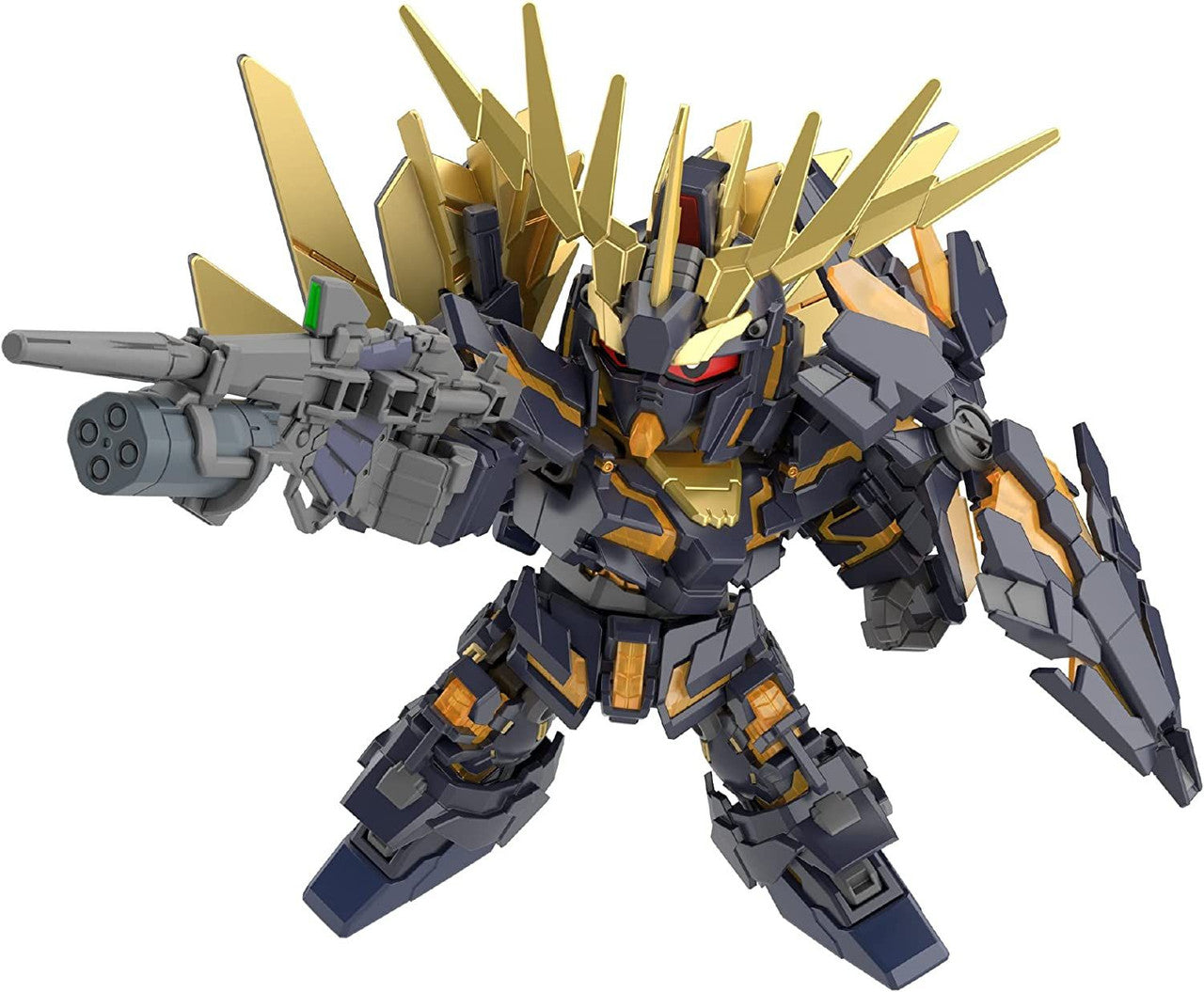 BANDAI Hobby SD GUNDAM CROSS SILHOUETTE UNICORN GUNDAM 02 BANSHEE (DESTROY MODE) & BANSHEE NORN PARTS SET