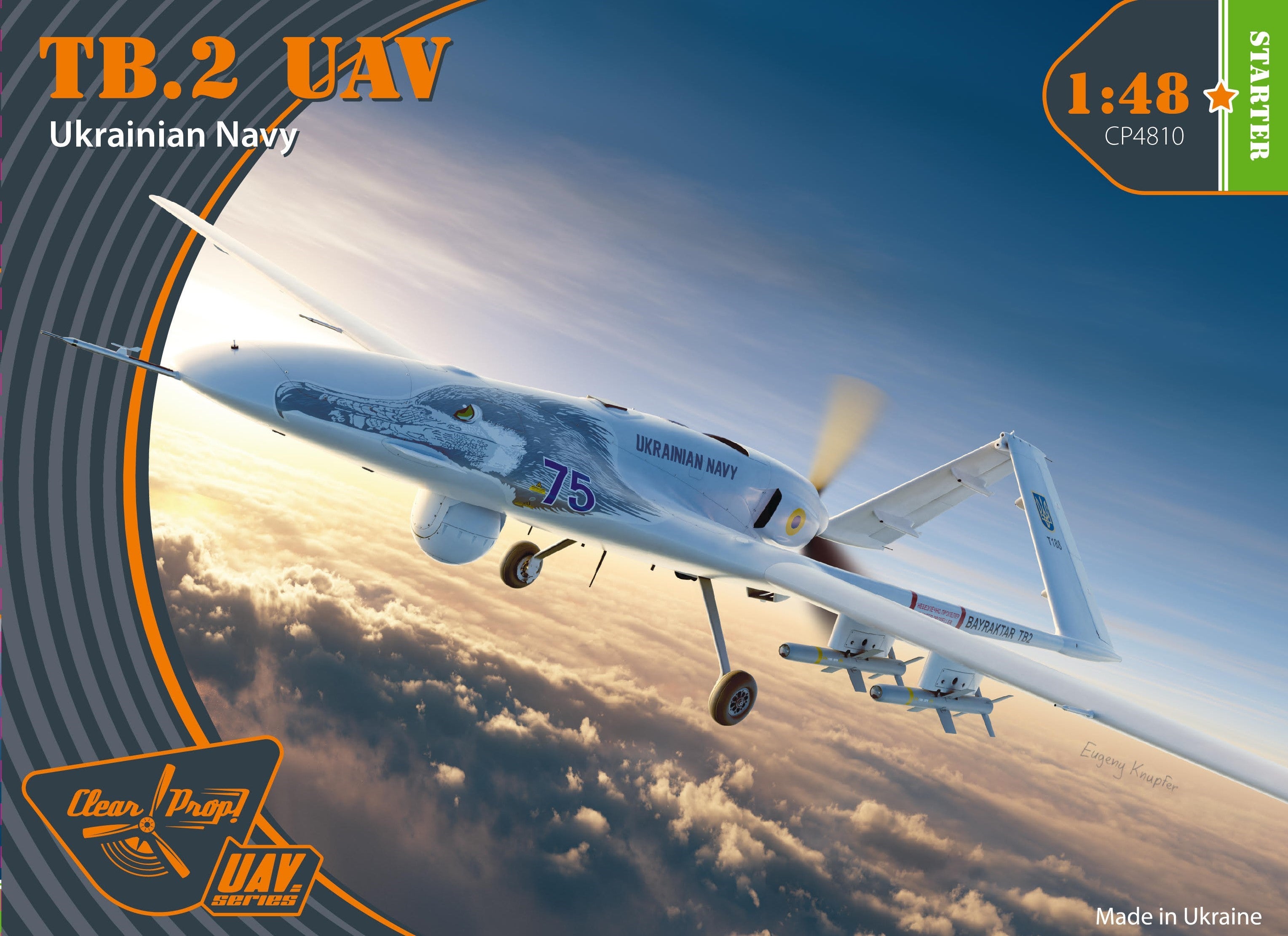 Clear Prop 1/48 TB.2 UAV UKRAINIAN NAVY [Starter Kit] | 6400608763514