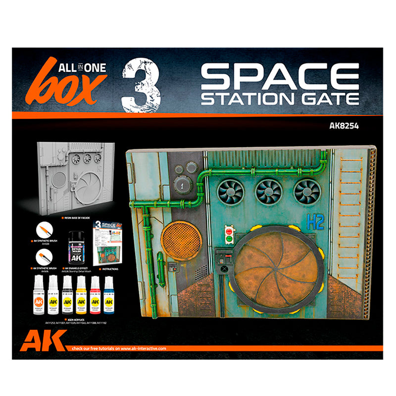 AK Interactive All In One Set -Box 3-Space Station Gate | 8435568334120