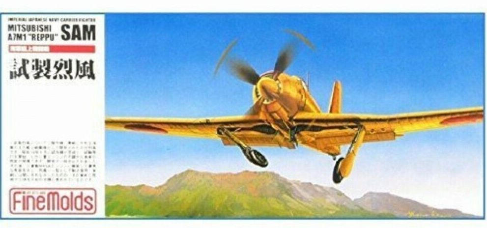 FineMolds 1/72 IJN Experimental Carrier Fighter A7M-1 "Sam" | 4536318720201