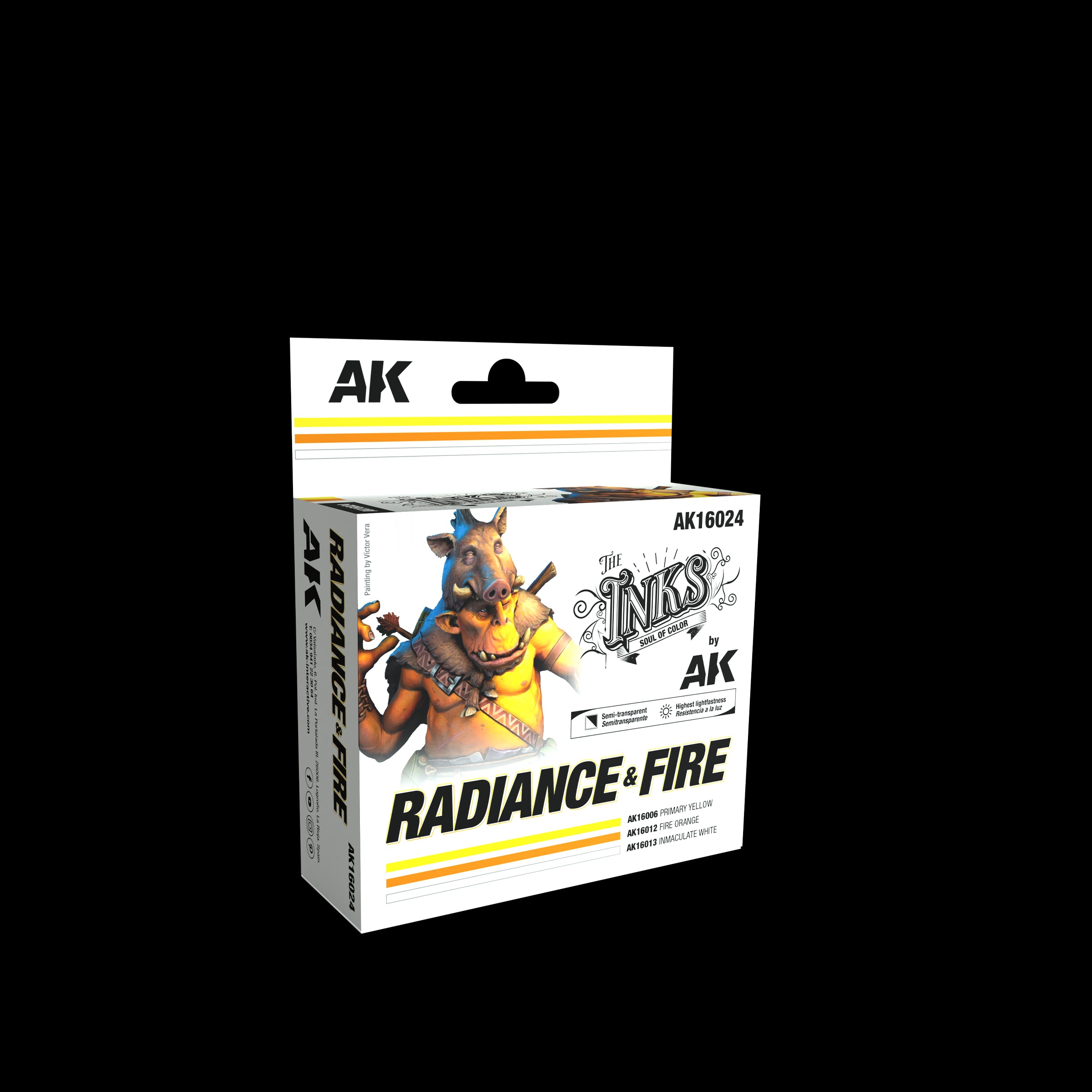 AK Interactive The INKS RADIANCE & FIRE Set | 8435568339019