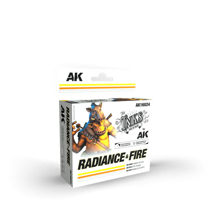 AK Interactive The INKS RADIANCE & FIRE Set | 8435568339019