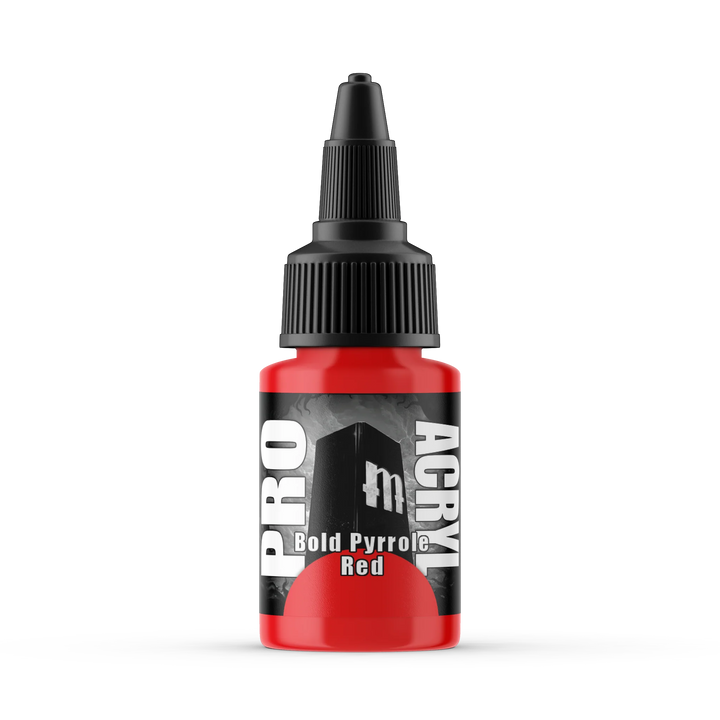 Monument Hobbies Pro Acryl Standard Bold Pyrrole Red 22ml | 628504411032