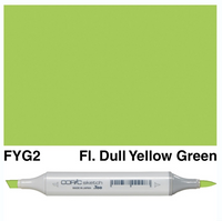 Copic Sketch Marker Fluorescents, Dull Yellow Green FYG | 4511338009079