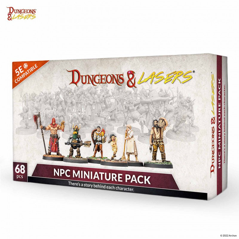 Archon Studio Dungeons and Lasers: NPC Miniature Pack (D&L: Miniatures) | 5901414673130