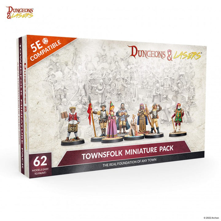 Archon Studio Dungeons and Lasers: Townsfolk Miniature Pack (D&L: Miniatures) | 5901414672973