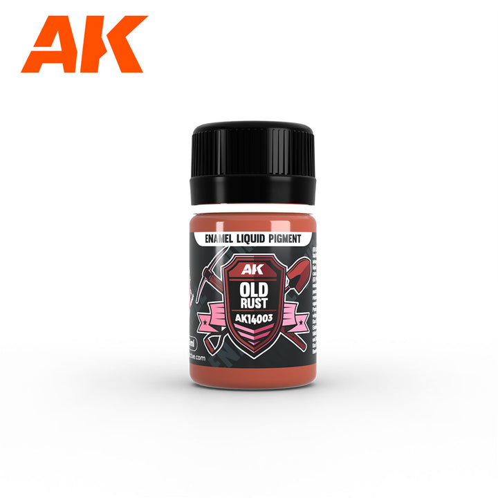 AK Interactive Enamel Liquid Pigment Old Rust 35ml | 8435568334540
