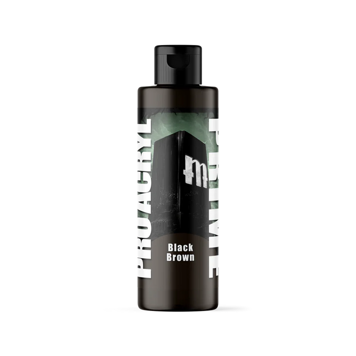 Monument Hobbies Pro Acryl PRIME Airbrush Primers Black Brown | 655368007316