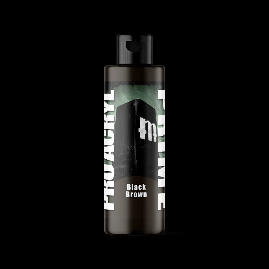 Monument Hobbies Pro Acryl PRIME Airbrush Primers Black Brown | 655368007316