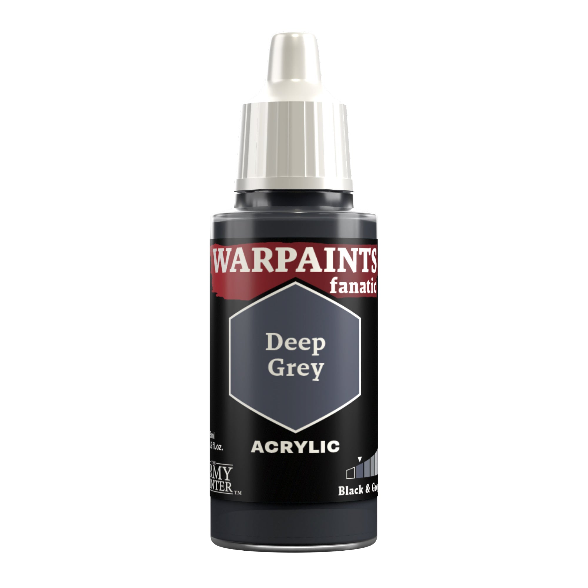 Army Painter Warpaints Fanatic Acrylic, Deep Grey