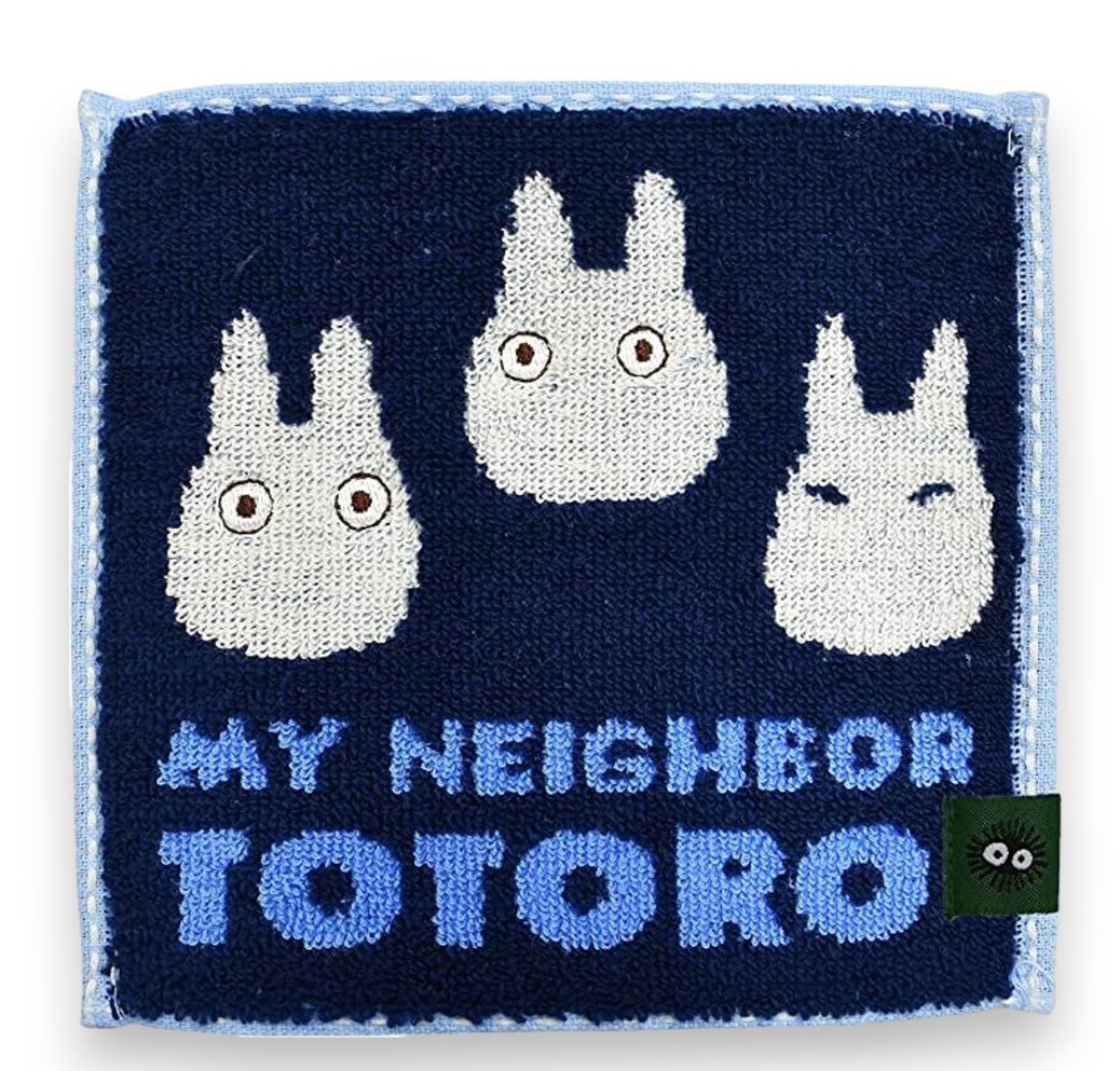 Marushin Mini Towel Mame Towel Series (Small White Totoro) "My Neighbor Totoro"