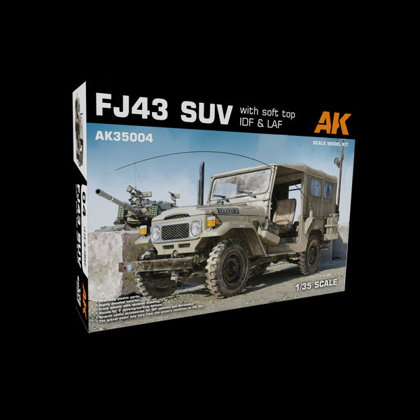 AK Interactive 1/35 FJ43 SUV with Soft top IDF & LAF
