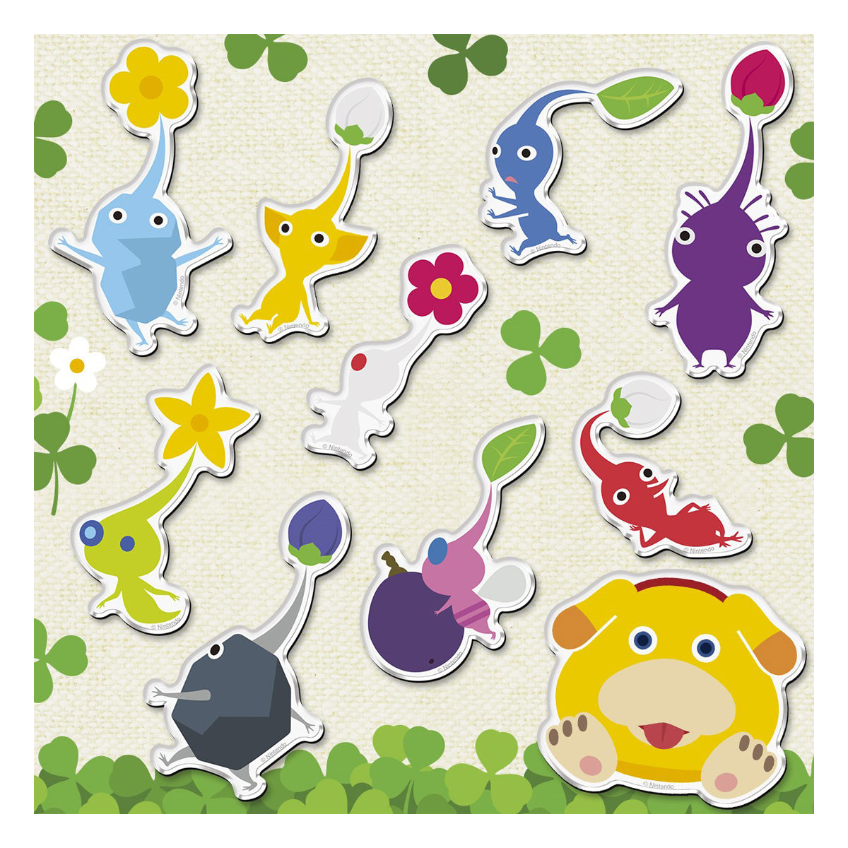 Bandai Shokugan Chara Magnet Pikmin (Blind Box of 14)